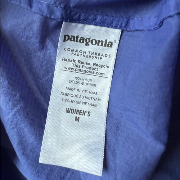 Patagonia Women's Houdini Vest Ultra Lightweight Windbreaker Full Zip Sz M - Picture 7 of 8